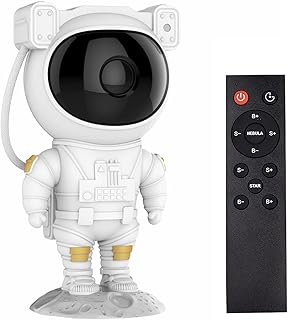 Senon Astronot Galaxy Projektör LED Galaksi Işık Projektörü Çok Renkli Nebula Galaksi Yıldızlı Gece Işığı Uzaktan Kumandalı Projektör USB Planetaryum Projektörü Hediyelik Eşya